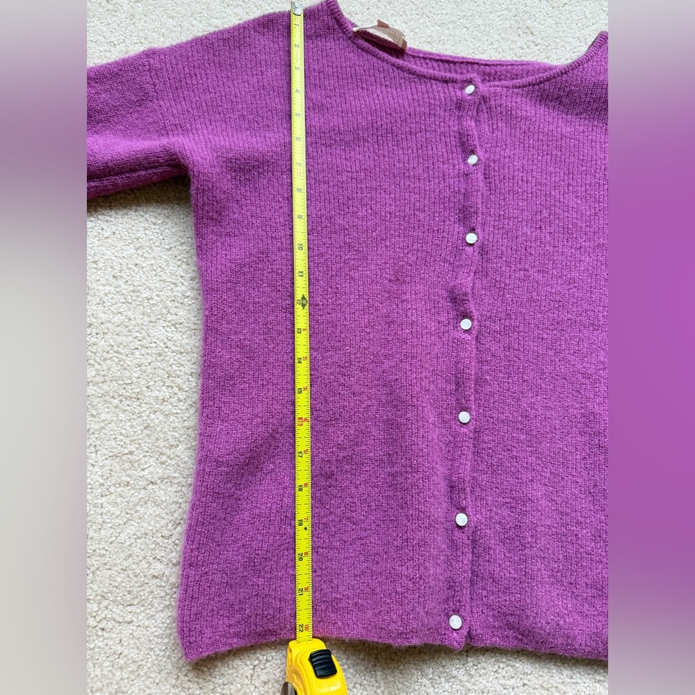Sezane orchid Gaspard cardigan - Picture 7 of 9